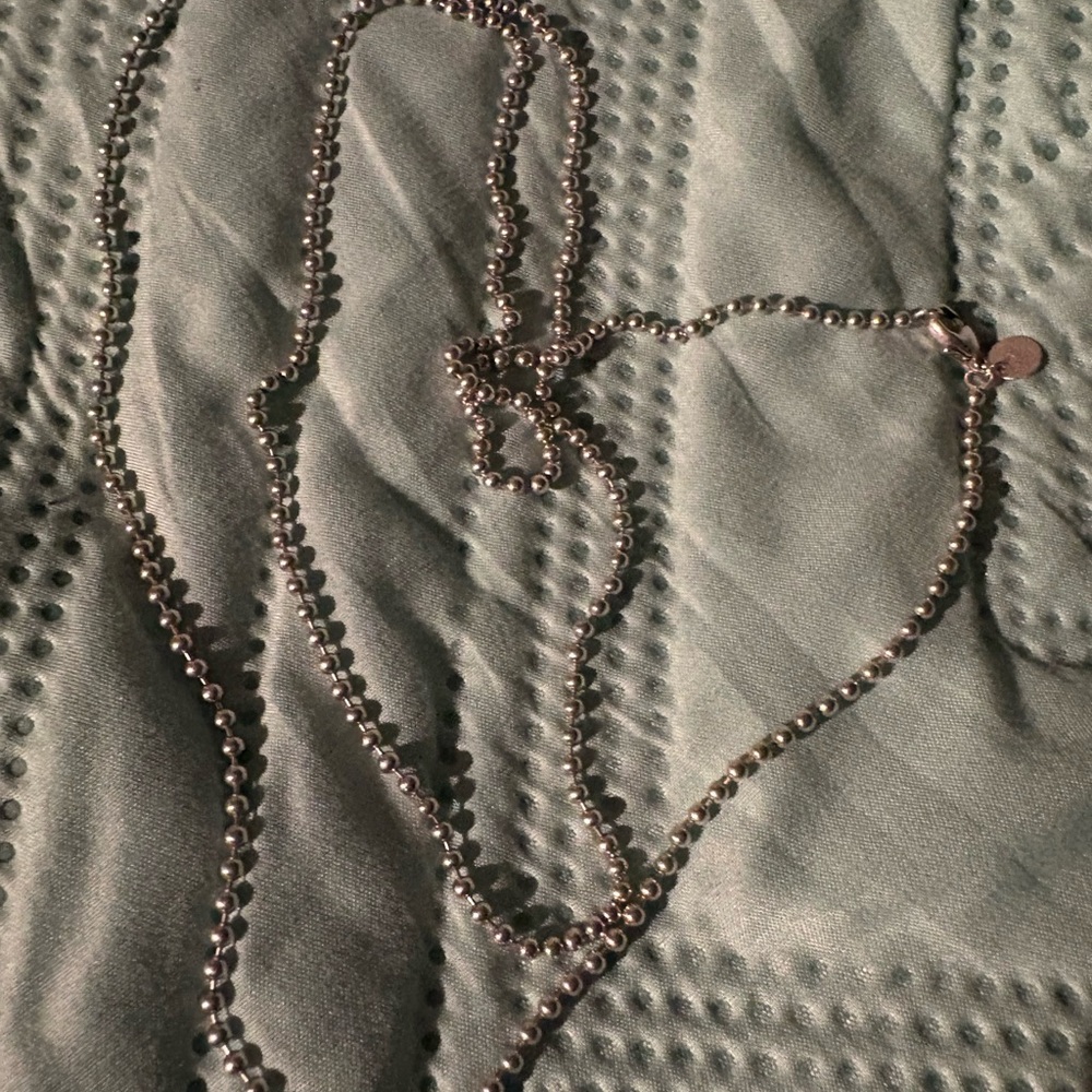 Tiffany & Co. Silver Beaded Necklace